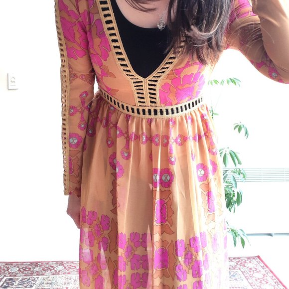 Sheer Beach Dress with built in bodysuit - Picture 2 of 4